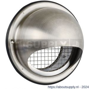 Nedco ventilatie RVS bolrooster diameter 150 mm met grofmazig gaas - S24001370 - afbeelding 1