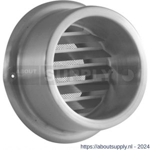 Nedco ventilatie buitenrooster kraag model diameter 150 mm RVS - S24002547 - afbeelding 1