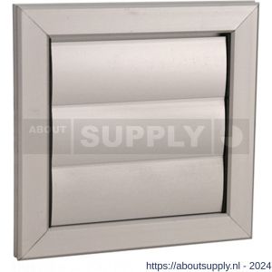 Nedco ventilatie lamellenrooster 205x205 mm aluminium F1 geanodiseerd - S24001611 - afbeelding 1