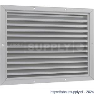 Nedco ventilatie aluminium gevelrooster 400x300 mm geanodiseerd - S24001623 - afbeelding 1