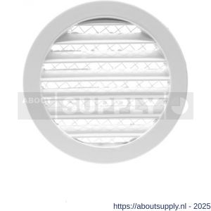 Nedco ventilatie aluminium schoepenrooster diameter 125 mm wit - S24002325 - afbeelding 1