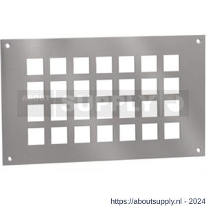 Nedco ventilatieplaat 250x150 mm aluminium - S24003233 - afbeelding 1
