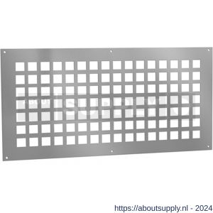 Nedco ventilatieplaat 500x250 mm aluminium - S24003243 - afbeelding 1