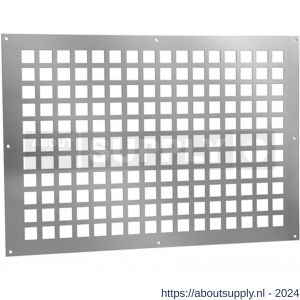 Nedco ventilatieplaat 500x350 mm aluminium - S24003244 - afbeelding 1