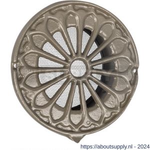 Nedco ventilatie uitblaasrooster Retro-model diameter 100 mm aluminium brons - S24003258 - afbeelding 1