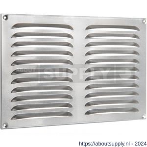 Nedco ventilatie schoepenrooster 320x220 mm aluminium - S24002188 - afbeelding 1