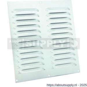 Nedco ventilatie schoepenrooster vlak model 250x250 mm aluminium - S24002353 - afbeelding 1