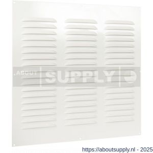 Nedco ventilatie schoepenrooster vlak model 400x300 mm aluminium wit - S24002378 - afbeelding 1