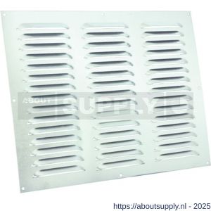 Nedco ventilatie schoepenrooster vlak model 400x300 mm aluminium - S24002377 - afbeelding 1