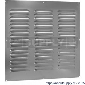 Nedco ventilatie schoepenrooster vlak model 500x500 mm aluminium - S24002391 - afbeelding 1