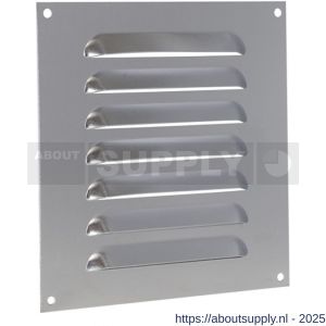 Nedco ventilatie schoepenrooster vlak model 150x150 mm aluminium - S24002338 - afbeelding 1