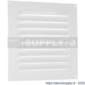 Nedco ventilatie schoepenrooster vlak model 200x200 mm aluminium wit - S24002341 - afbeelding 1