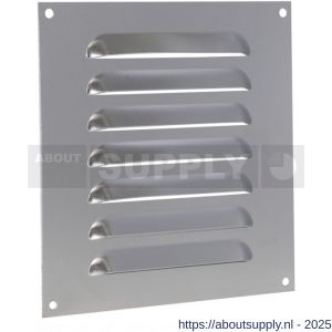 Nedco ventilatie schoepenrooster vlak model 200x200 mm aluminium - S24002340 - afbeelding 1