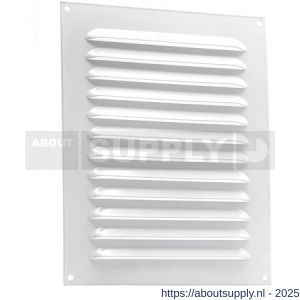Nedco ventilatie schoepenrooster vlak model 200x250 mm aluminium wit - S24002343 - afbeelding 1