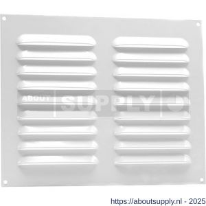 Nedco ventilatie schoepenrooster vlak model 250x200 mm aluminium wit - S24002350 - afbeelding 1