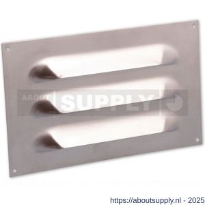 Nedco ventilatie schoepenrooster vlak model 250x150 mm aluminium - S24002347 - afbeelding 1