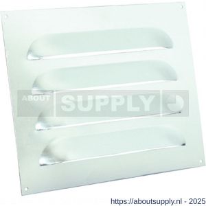 Nedco ventilatie schoepenrooster vlak model 250x200 mm aluminium - S24002349 - afbeelding 1