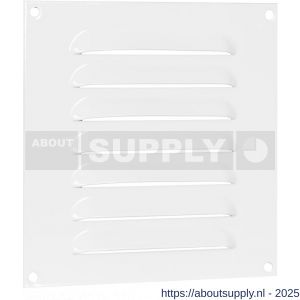 Nedco ventilatie schoepenrooster vlak model 250x250 mm aluminium wit - S24002354 - afbeelding 1