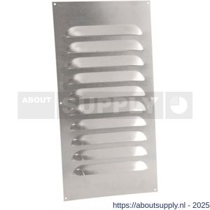 Nedco ventilatie schoepenrooster vlak model 250x450 mm aluminium - S24002366 - afbeelding 1