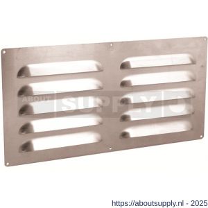 Nedco ventilatie schoepenrooster vlak model 500x200 mm aluminium - S24002381 - afbeelding 1