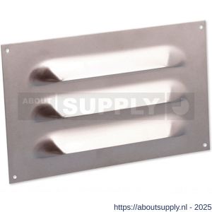 Nedco ventilatie Bold Line schoepenrooster vlak model 250x150 mm aluminium - S24002219 - afbeelding 1