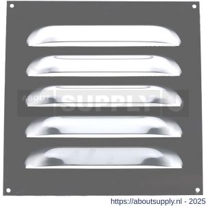 Nedco ventilatie Bold Line schoepenrooster vlak model 250x250 mm aluminium - S24002223 - afbeelding 2