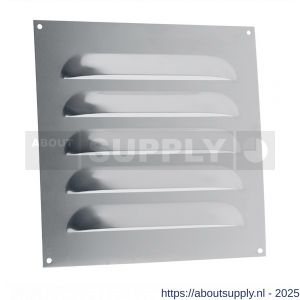 Nedco ventilatie Bold Line schoepenrooster vlak model 250x250 mm aluminium - S24002222 - afbeelding 1