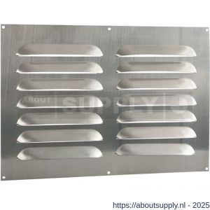 Nedco ventilatie Bold Line schoepenrooster vlak model 500x350 mm aluminium - S24002228 - afbeelding 1