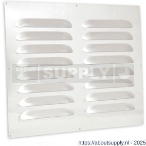 Nedco ventilatie Bold Line schoepenrooster vlak model 500x400 mm aluminium - S24002233 - afbeelding 1