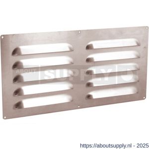 Nedco ventilatie Bold Line schoepenrooster vlak model 500x250 mm aluminium - S24002229 - afbeelding 1