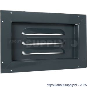 Nedco ventilatie Heavy Bold rooster 390x240 mm inbouw antracietgrijs RAL 7016 - S24002264 - afbeelding 1
