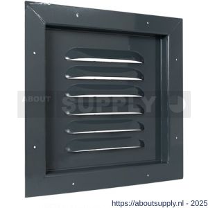 Nedco ventilatie Heavy Bold rooster 390x390 mm inbouw antracietgrijs RAL 7016 - S24002266 - afbeelding 1