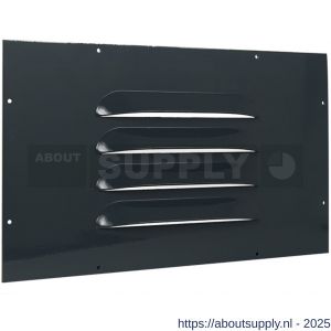 Nedco ventilatie Heavy Bold rooster 390x240 mm opbouw antracietgrijs RAL 7016 - S24002265 - afbeelding 1