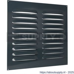 Nedco ventilatie Heavy Bold rooster 500x500 mm opbouw antracietgrijs RAL 7016 - S24002268 - afbeelding 1