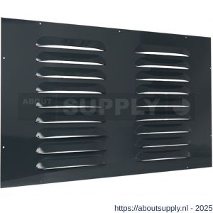 Nedco ventilatie Heavy Bold rooster 660x415 mm opbouw antracietgrijs RAL 7016 - S24002271 - afbeelding 1