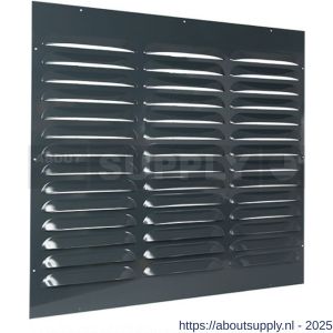 Nedco ventilatie Heavy Bold rooster 660x660 mm opbouw antracietgrijs RAL 7016 - S24002272 - afbeelding 1