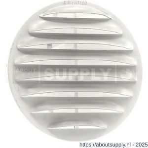 Nedco ventilatie schoepenrooster diameter 140 mm aluminium wit - S24002241 - afbeelding 1