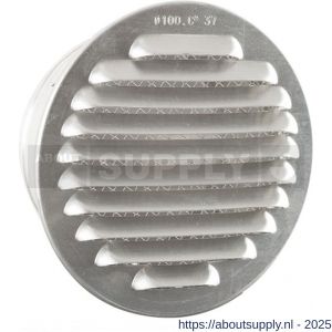 Nedco ventilatie schoepenrooster diameter 140 mm aluminium - S24002242 - afbeelding 1