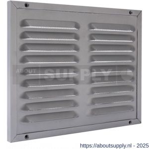 Nedco ventilatie kaderrooster 250x200 mm aluminium aluminium RAL 9006 - S24002410 - afbeelding 1