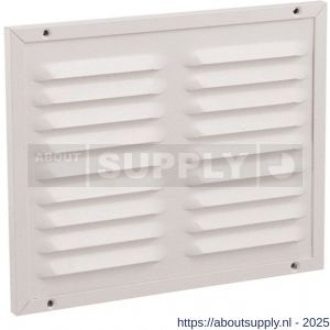 Nedco ventilatie kaderrooster 250x250 mm aluminium wit - S24002417 - afbeelding 1