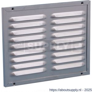 Nedco ventilatie kaderrooster 300x250 mm aluminium aluminium RAL 9006 - S24002418 - afbeelding 1