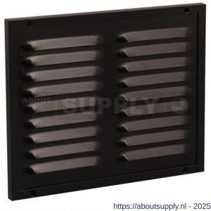 Nedco ventilatie kaderrooster 300x300 mm aluminium bruin - S24002423 - afbeelding 1