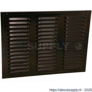 Nedco ventilatie kaderrooster 400x300 mm aluminium bruin - S24002427 - afbeelding 1