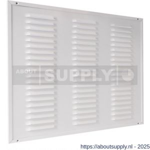 Nedco ventilatie kaderrooster 500x400 mm aluminium wit - S24002433 - afbeelding 1