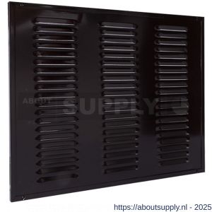Nedco ventilatie kaderrooster 500x400 mm aluminium bruin - S24002432 - afbeelding 1