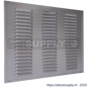 Nedco ventilatie kaderrooster 500x400 mm aluminium aluminium RAL 9006 - S24002431 - afbeelding 1