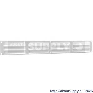 Nedco ventilatie schoepenrooster 495x65 mm kunststof wit - S24002518 - afbeelding 1