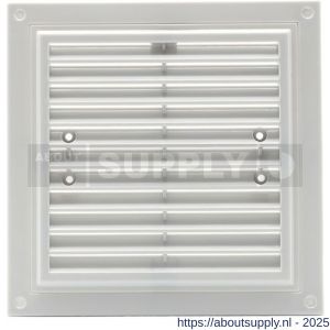 Nedco ventilatie schoepenrooster 150x150 mm PS kunststof grijs - S24002502 - afbeelding 1