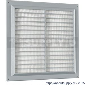 Nedco ventilatie schoepenrooster 250x250 mm PS kunststof grijs - S24002513 - afbeelding 1