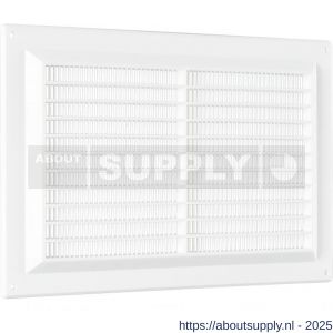 Nedco ventilatie schoepenrooster 250x170 mm PS kunststof wit - S24002508 - afbeelding 1